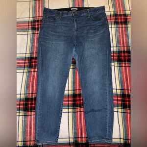 Skinny high rise jeans